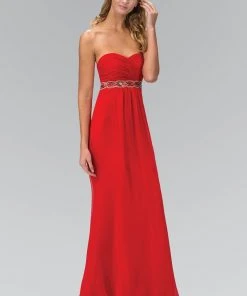 Elizabeth K - GL1016 Jewel Embellished Sweetheart A-line Dress 15 Elizabeth K - GL1016 Jewel Embellished Sweetheart A-line Dress