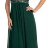 Elizabeth K - GL1016 Jewel Embellished Sweetheart A-line Dress