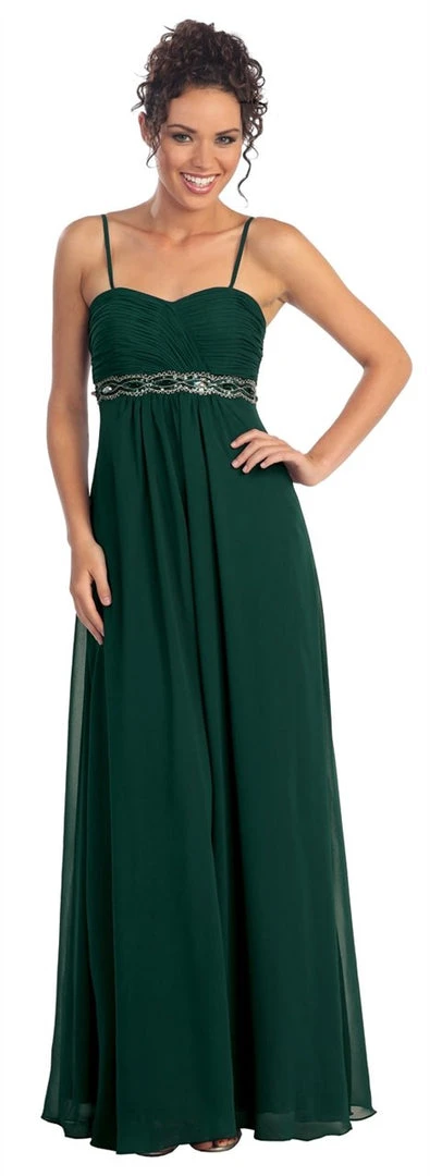 Elizabeth K - GL1016 Jewel Embellished Sweetheart A-line Dress 3 Elizabeth K - GL1016 Jewel Embellished Sweetheart A-line Dress