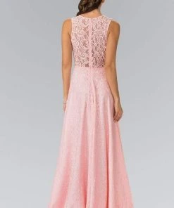 Elizabeth K - GL1460 Sleeveless Beaded Lace Long Dress 17 Elizabeth K - GL1460 Sleeveless Beaded Lace Long Dress