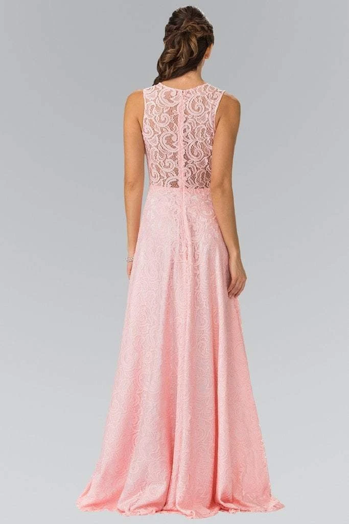 Elizabeth K - GL1460 Sleeveless Beaded Lace Long Dress 7 Elizabeth K - GL1460 Sleeveless Beaded Lace Long Dress