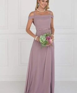 Elizabeth K - GL1522 Draped Cowl Back A-Line Chiffon Gown 9 Elizabeth K - GL1522 Draped Cowl Back A-Line Chiffon Gown