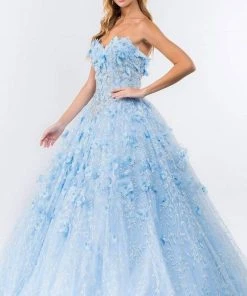 Elizabeth K - GL1939 Bejeweled Applique Ballgown 12 Elizabeth K - GL1939 Bejeweled Applique Ballgown