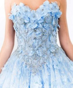 Elizabeth K - GL1939 Bejeweled Applique Ballgown 13 Elizabeth K - GL1939 Bejeweled Applique Ballgown