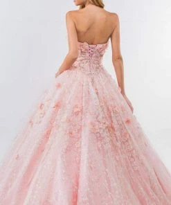 Elizabeth K - GL1939 Bejeweled Applique Ballgown 15 Elizabeth K - GL1939 Bejeweled Applique Ballgown