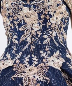 Elizabeth K - GL1957 Rosette Embroidered Ballgown 13 Elizabeth K - GL1957 Rosette Embroidered Ballgown