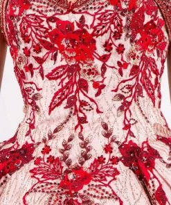 Elizabeth K - GL1957 Rosette Embroidered Ballgown 16 Elizabeth K - GL1957 Rosette Embroidered Ballgown