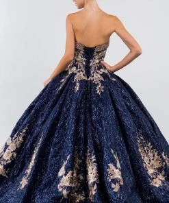 Elizabeth K - GL1957 Rosette Embroidered Ballgown 11 Elizabeth K - GL1957 Rosette Embroidered Ballgown