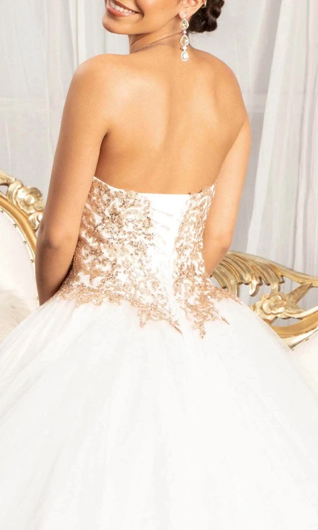 Elizabeth K GL1973 - Strapless Sweetheart Neck Ball Gown 10 Elizabeth K GL1973 - Strapless Sweetheart Neck Ball Gown