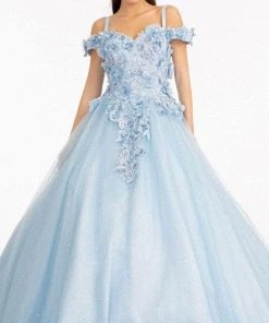 Elizabeth K GL1988 - Sweetheart Floral Prom Ballgown