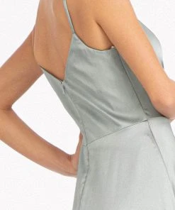 Elizabeth K GL1993 - Spaghetti Strap V-Neck Prom Dress With Slit 35 Elizabeth K GL1993 - Spaghetti Strap V-Neck Prom Dress With Slit