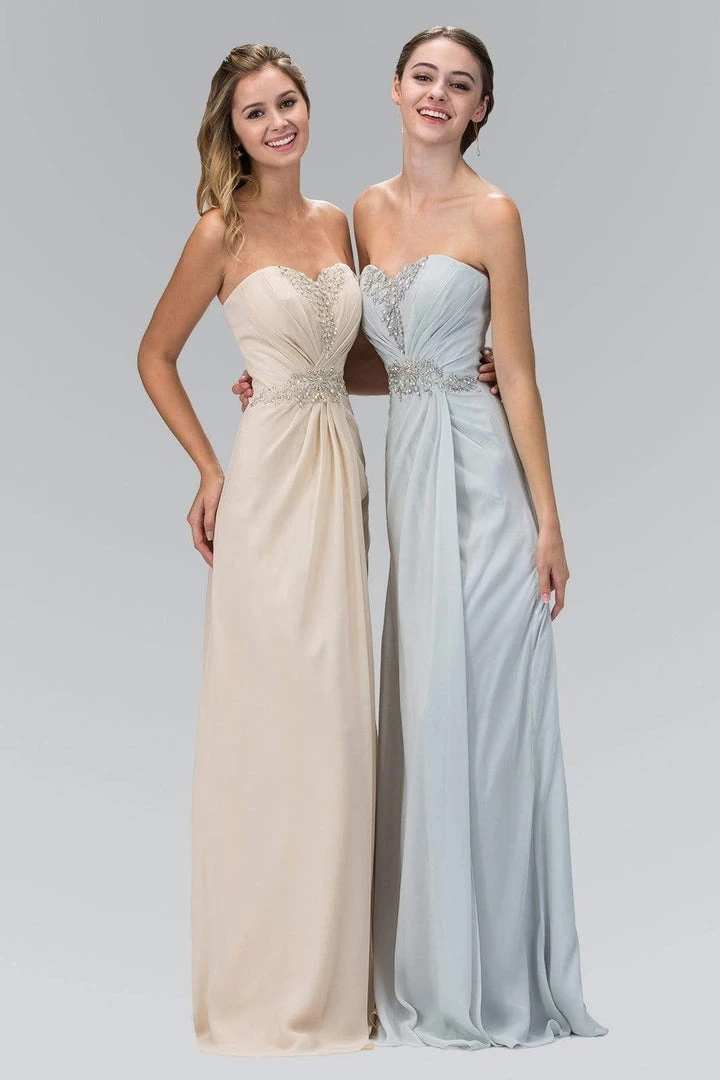 Elizabeth K - GL2060 Crystal Beaded Strapless Sweetheart A-Line Gown 10 Elizabeth K - GL2060 Crystal Beaded Strapless Sweetheart A-Line Gown
