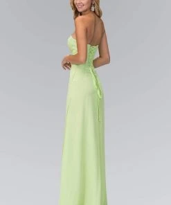 Elizabeth K - GL2060 Crystal Beaded Strapless Sweetheart A-Line Gown 13 Elizabeth K - GL2060 Crystal Beaded Strapless Sweetheart A-Line Gown