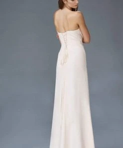 Elizabeth K - GL2060 Crystal Beaded Strapless Sweetheart A-Line Gown 16 Elizabeth K - GL2060 Crystal Beaded Strapless Sweetheart A-Line Gown