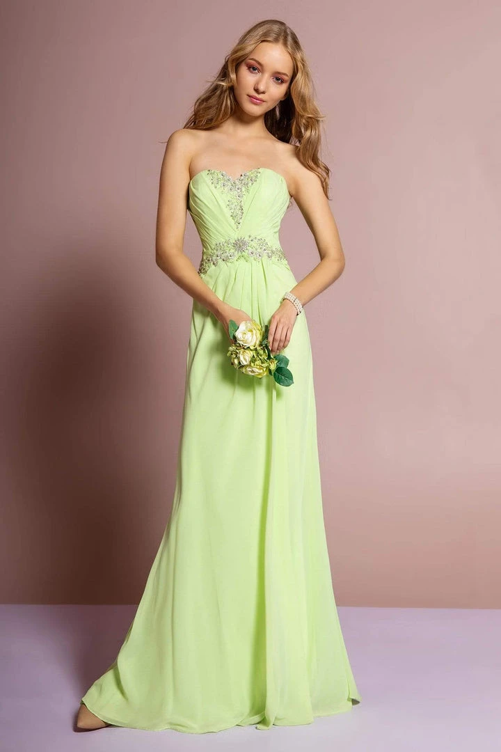 Elizabeth K - GL2060 Crystal Beaded Strapless Sweetheart A-Line Gown 3 Elizabeth K - GL2060 Crystal Beaded Strapless Sweetheart A-Line Gown