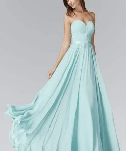 Elizabeth K - GL2069 Twisted Pleated Sweetheart Corset Dress