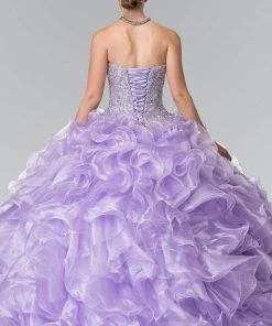 Elizabeth K - GL2209 Ruffled Sweetheart Ballgown