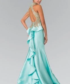 Elizabeth K - GL2280 High Neck Mermaid Gown