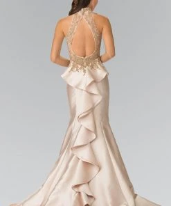 Elizabeth K - GL2280 High Neck Mermaid Gown