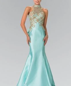 Elizabeth K - GL2280 High Neck Mermaid Gown