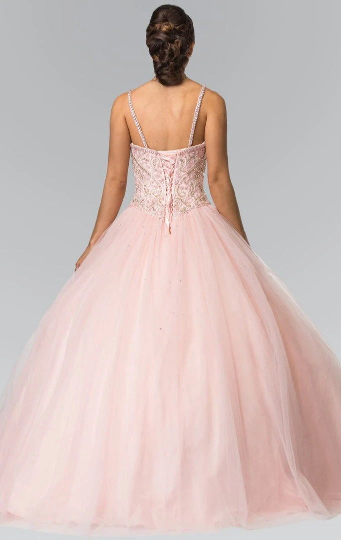 Elizabeth K - GL2350 Sleeveless Beaded Ballgown 8 Elizabeth K - GL2350 Sleeveless Beaded Ballgown