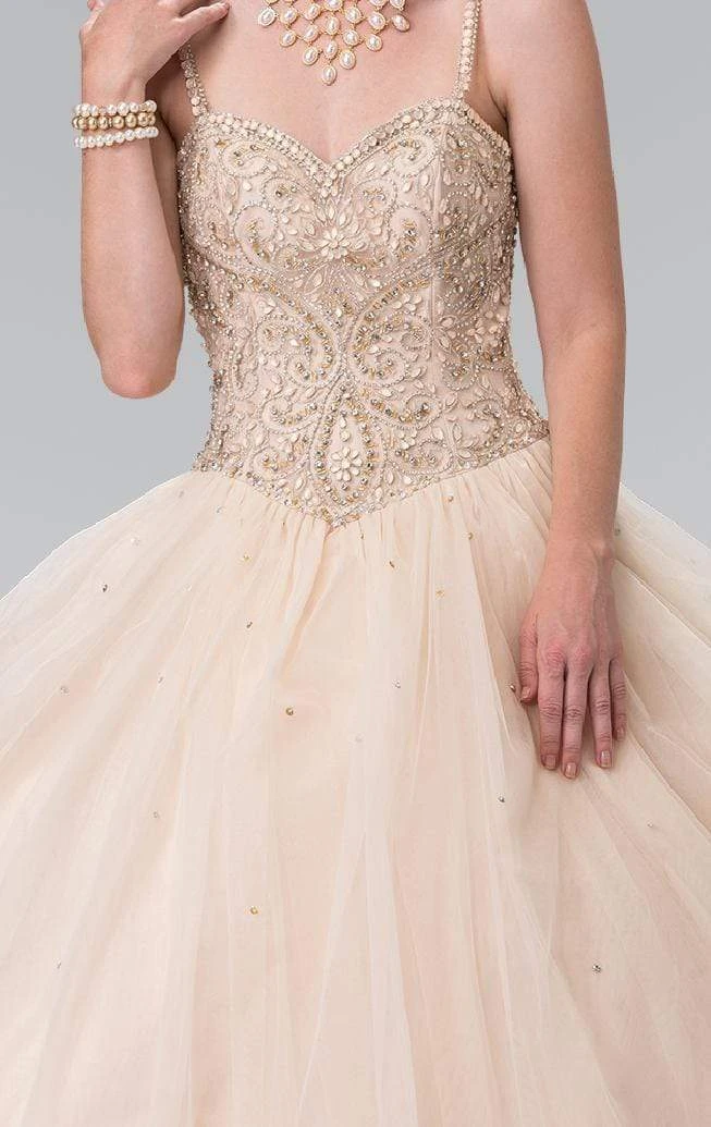 Elizabeth K - GL2350 Sleeveless Beaded Ballgown 5 Elizabeth K - GL2350 Sleeveless Beaded Ballgown