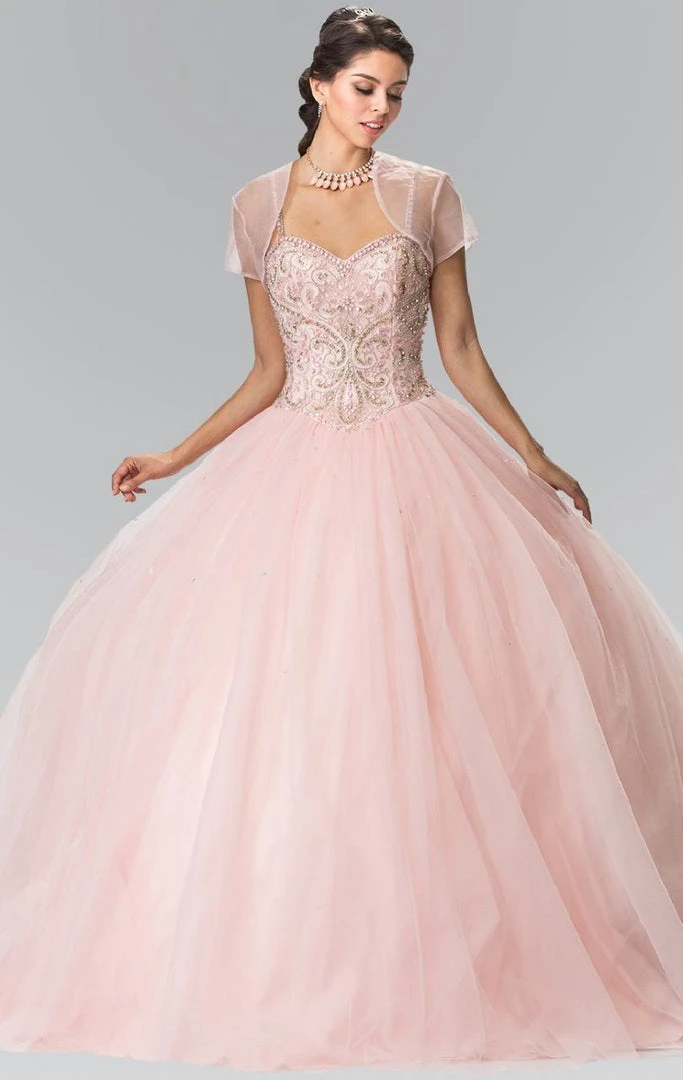 Elizabeth K - GL2350 Sleeveless Beaded Ballgown 6 Elizabeth K - GL2350 Sleeveless Beaded Ballgown