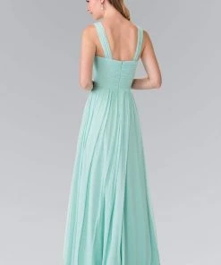 Elizabeth K - GL2366 Ruched Sweetheart Bodice Long Chiffon Gown 18 Elizabeth K - GL2366 Ruched Sweetheart Bodice Long Chiffon Gown