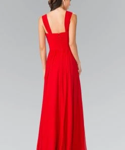 Elizabeth K - GL2366 Ruched Sweetheart Bodice Long Chiffon Gown 24 Elizabeth K - GL2366 Ruched Sweetheart Bodice Long Chiffon Gown