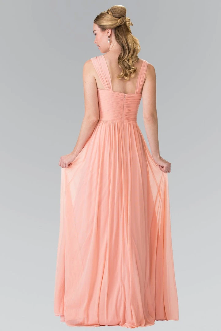 Elizabeth K - GL2366 Ruched Sweetheart Bodice Long Chiffon Gown 14 Elizabeth K - GL2366 Ruched Sweetheart Bodice Long Chiffon Gown
