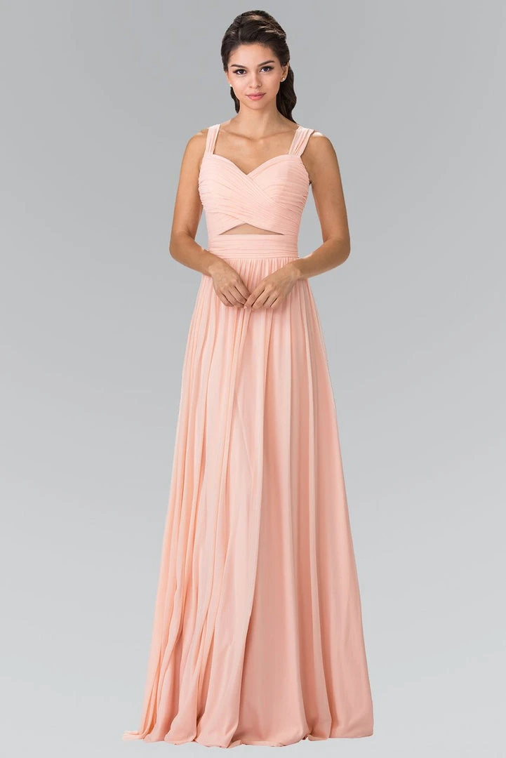 Elizabeth K - GL2366 Ruched Sweetheart Bodice Long Chiffon Gown 3 Elizabeth K - GL2366 Ruched Sweetheart Bodice Long Chiffon Gown