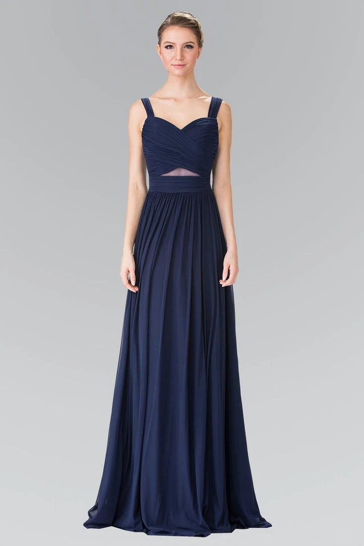 Elizabeth K - GL2366 Ruched Sweetheart Bodice Long Chiffon Gown 8 Elizabeth K - GL2366 Ruched Sweetheart Bodice Long Chiffon Gown