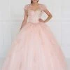 Elizabeth K - GL2427 Embellished Sweetheart Ballgown With Bolero 2 Elizabeth K - GL2427 Embellished Sweetheart Ballgown With Bolero