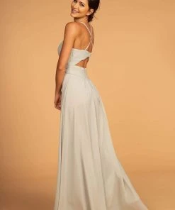 Elizabeth K - GL2609 Plunging V-Neck Pleated Bodice A-Line Gown 17 Elizabeth K - GL2609 Plunging V-Neck Pleated Bodice A-Line Gown