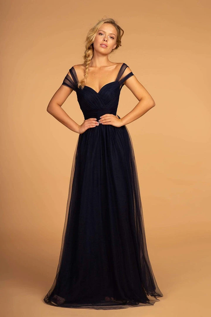 Elizabeth K - GL2610 Cold Shoulder Sweetheart Neck Tulle A-Line Gown 11 Elizabeth K - GL2610 Cold Shoulder Sweetheart Neck Tulle A-Line Gown