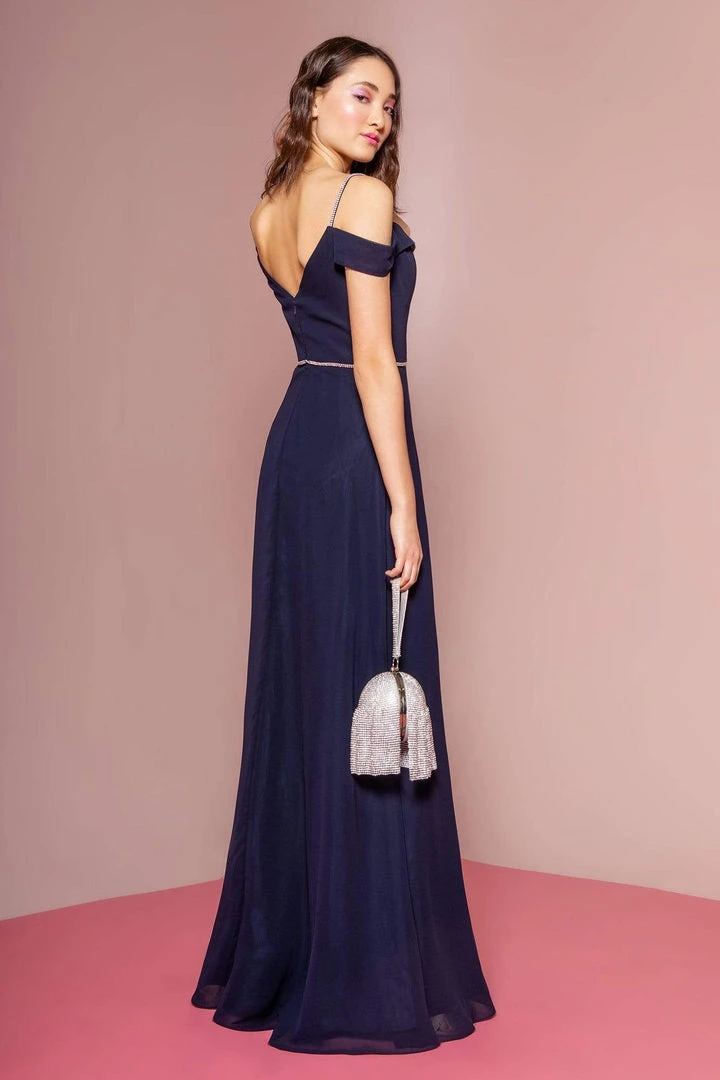Elizabeth K - GL2665 Surplice Off Shoulder High Slit Gown 4 Elizabeth K - GL2665 Surplice Off Shoulder High Slit Gown