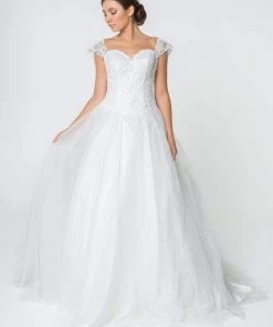 Elizabeth K - GL2817 Embellished Sweetheart Wedding Gown