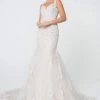 Elizabeth K - GL2819 Lace Sweetheart Mermaid Gown With Train