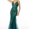 Elizabeth K - GL2939 Glitter Sequined Mermaid Evening Dress 1 Elizabeth K - GL2939 Glitter Sequined Mermaid Evening Dress