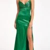 Elizabeth K GL3038 - Crisscrossed Back Evening Gown