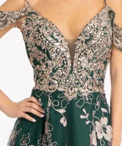 Elizabeth K GL3070 - Draping Sleeves Formal Gown 28 Elizabeth K GL3070 - Draping Sleeves Formal Gown