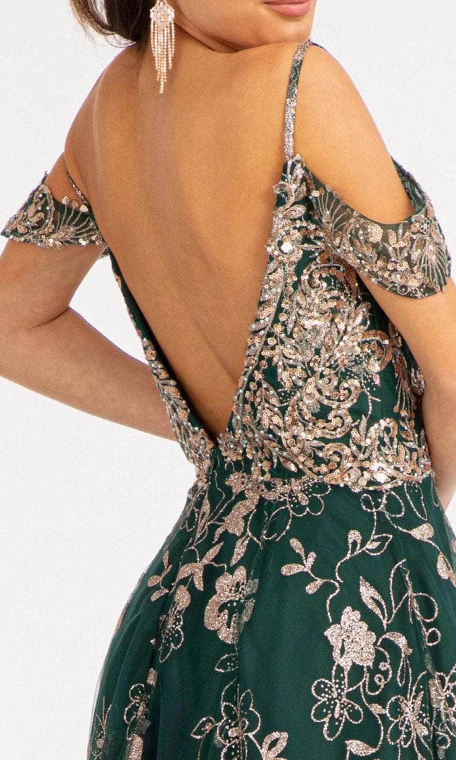 Elizabeth K GL3070 - Draping Sleeves Formal Gown 16 Elizabeth K GL3070 - Draping Sleeves Formal Gown