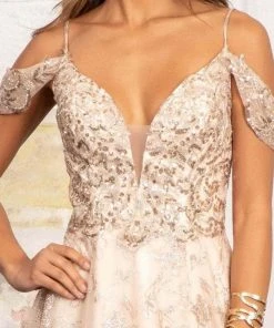 Elizabeth K GL3070 - Draping Sleeves Formal Gown 24 Elizabeth K GL3070 - Draping Sleeves Formal Gown