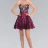 Elizabeth K - GS1023 Sequined Sweetheart Tulle A-Line Dress