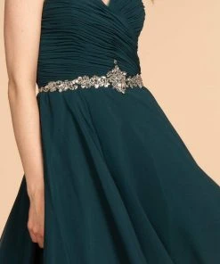 Elizabeth K - GS1637 Ruched Sweetheart A-Line Cocktail Dress 16 Elizabeth K - GS1637 Ruched Sweetheart A-Line Cocktail Dress