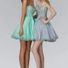 Elizabeth K - GS2088 Strapless Embellished Sweetheart Dress
