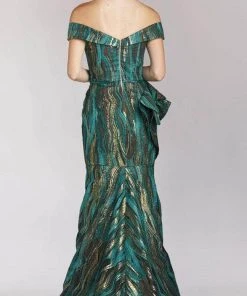 Feriani Couture 18213 - Ruffled Side Mermaid Dress