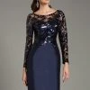Feriani Couture - 18474 Sequined Sheer Short Dress