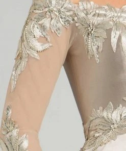 Feriani Couture - 18574 Beaded Off-Shoulder Trumpet Dress