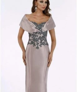 Feriani Couture - 18578SH Lace Ornate Sweetheart Off-Shoulder Dress